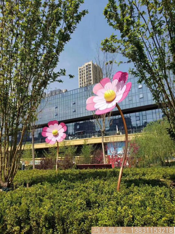 不銹鋼花型雕塑，花朵雕塑5